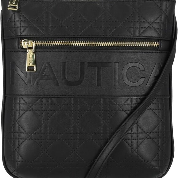 Lakeside Signature Jaquard North South Crossbody Bag - Picture 3 of 5